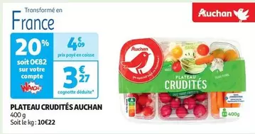 Auchan - Plateau Crudites