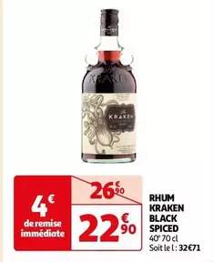 Kraken - Rhum Black Spiced