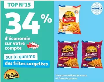 McCain - Sur La Gamme Des Frites Surgelées