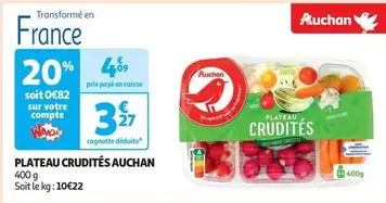 Auchan - Plateau Crudites