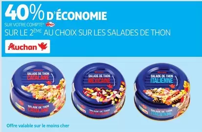 Auchan - Sur Les Salades De Thon