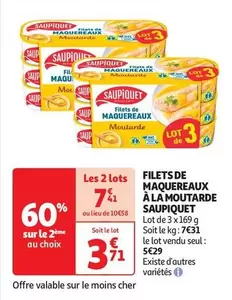 Saupiquet - Filets De Maquereaux À La Moutarde