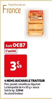 Auchan - 4 Nems Le Traiteur