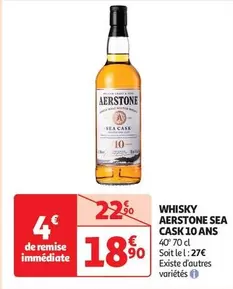 Aerstone - Whisky Sea Cask 10 Ans