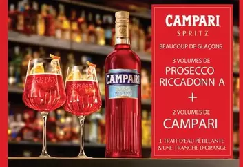 Campari - Prosecco Riccadonn 