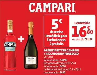 Campari - Apéritif Bitter + Riccadonna Prosecco