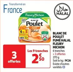 Fleury Michon - Blanc De Poulet Fumé Halal