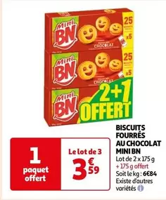 BN Chocolat - Biscuits Fourrés Au Chocolat