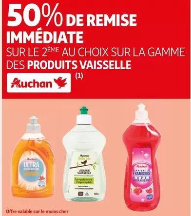 Auchan - Sur La Gamme Des Produits Vaisselle