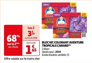 Canard - Bloc Wc Colorant Aventure Tropicale