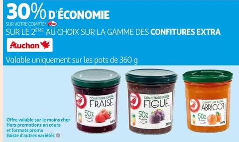 Auchan - Sur La Gamme Des Confitures Extra