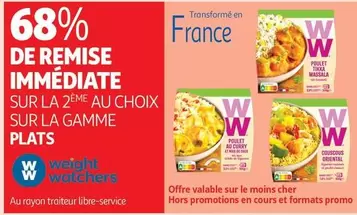 Weight Watchers - Sur La Gamme Plats