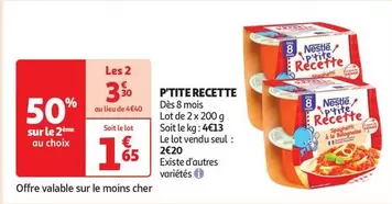 Nestlé - P'Tite Recette