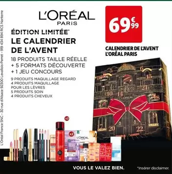 L'Oréal - Calendrier De L'avent