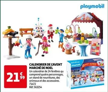 Playmobil - Calendrier De L'Avent Marché De Noel