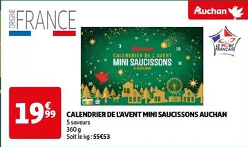 Auchan - Calendrier De L'Avent Mini Saucissons