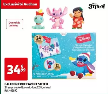 Auchan - Calendrier De L'Avent Stitch