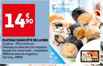 Plateau Sushi Fête De La Mer