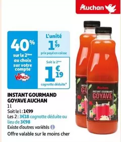 Auchan - Instant Gourmand Goyave