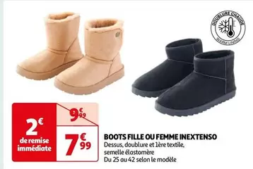 Inextenso - Boots Fille Ou Femme