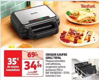 Tefal - Croque Gaufre Grill