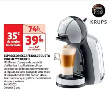 Nescafé - Espresso Dolce Gusto Mini Me YY3888FD