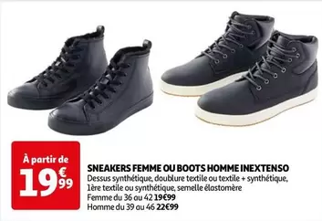 Inextenso - Sneakers Femme Ou Boots Homme