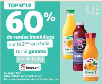 Innocent - Sur La Gamme Jus De Fruits 