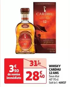 Cardhu - Whisky 12 Ans