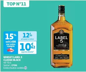 Label 5 - Whisky Classic Black