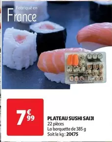 Plateau Sushi Saiji