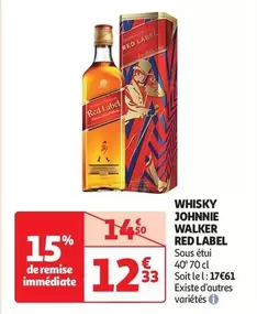 Johnnie Walker - Whisky Red Label 