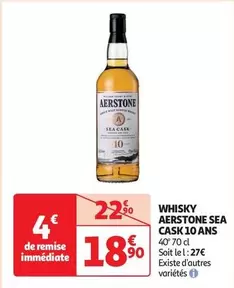 Aerstone - Whisky Sea Cask 10 Ans 