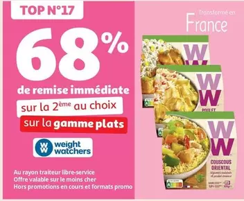 Weight Watchers - Sur La Gamme Plats