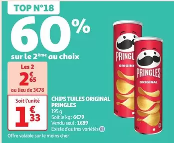 Pringles - Chips Tuiles Original