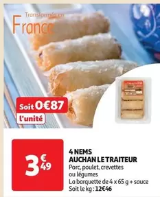 Auchan - 4 Nems Le Traiteur 