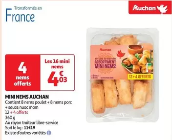 Auchan - Mini Nems