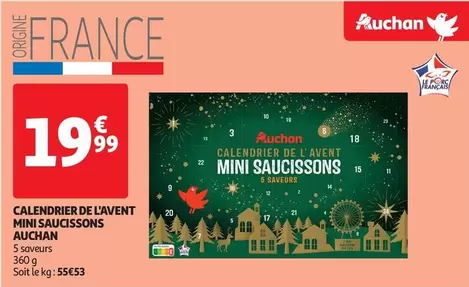 Auchan - Calendrier De L'Avent Mini Saucissons