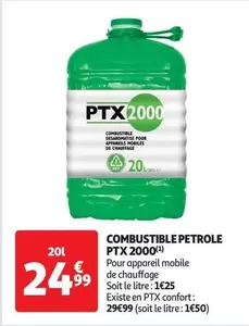 Ptx 2000 - Combustible Petrole 