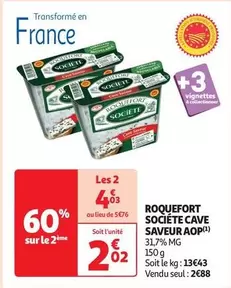 Société - Roquefort Soziete Cave Saveur AOP