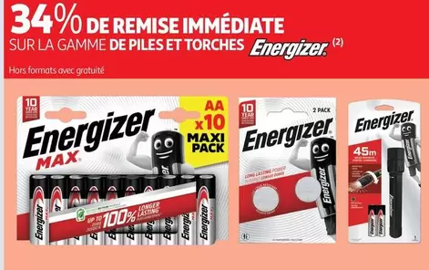 Energizer - Sur La Gamme De Piles Et Torches