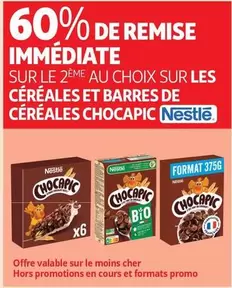 Nestlé Chocapic : Découvrez nos Céréales et Barres de Céréales avec des Promotions Exceptionnelles