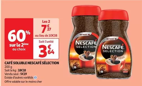 Nescafé - Café Soluble Sélection