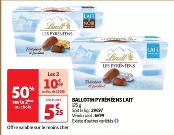 Lindt - Ballotin Pyrénéens Lait