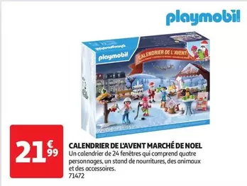 Playmobil - Calendrier De L'Avent Marche De Noel