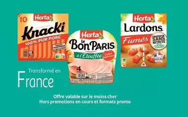 Herta - Offre Spéciale Sur Le Moins Cher Hors Promotions Actuelles