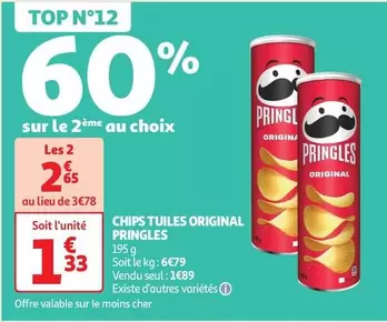 Pringles - Chips Tuiles Original