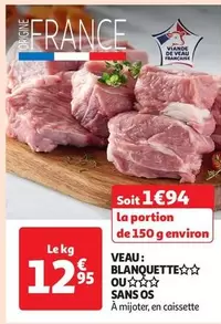 Veau: Blanquette Ou Sans Os