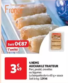 Auchan - 4 Nems Le Traiteur