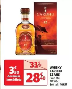 Cardhu - Whisky 12 Ans 